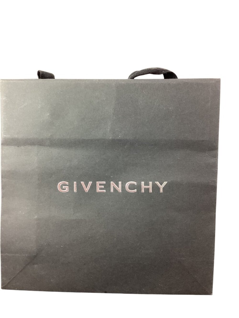 Givenchy Black Luxury Paper Shopping Bag With Handles